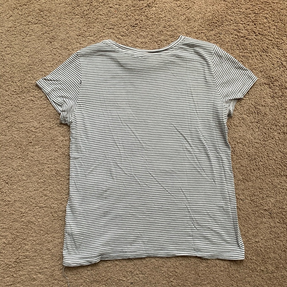 Divided Striped Tee - Picture 3 of 4